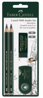 Faber Castell 9000 Jumbo Graphite Pencil Set 4 SET