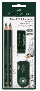 Faber Castell 9000 Jumbo Graphite Pencil Set 4 SET