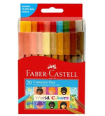 Faber Castell Connector Pen Set World Colours Set 20 SET