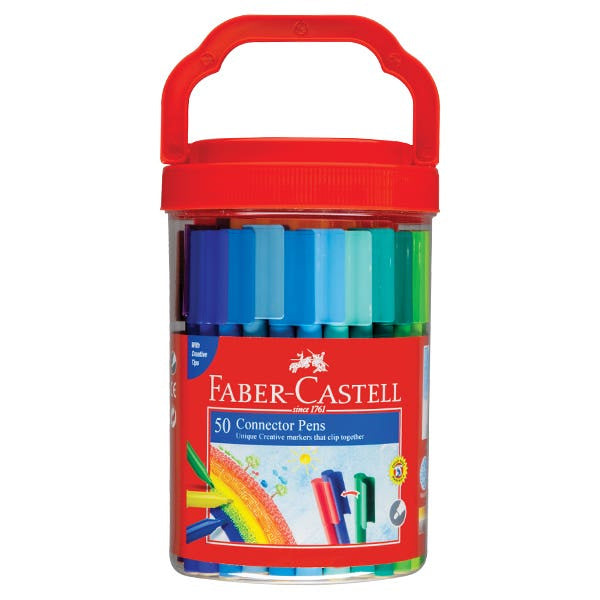 Faber Castell Connector Pen Set Bucket Set 50