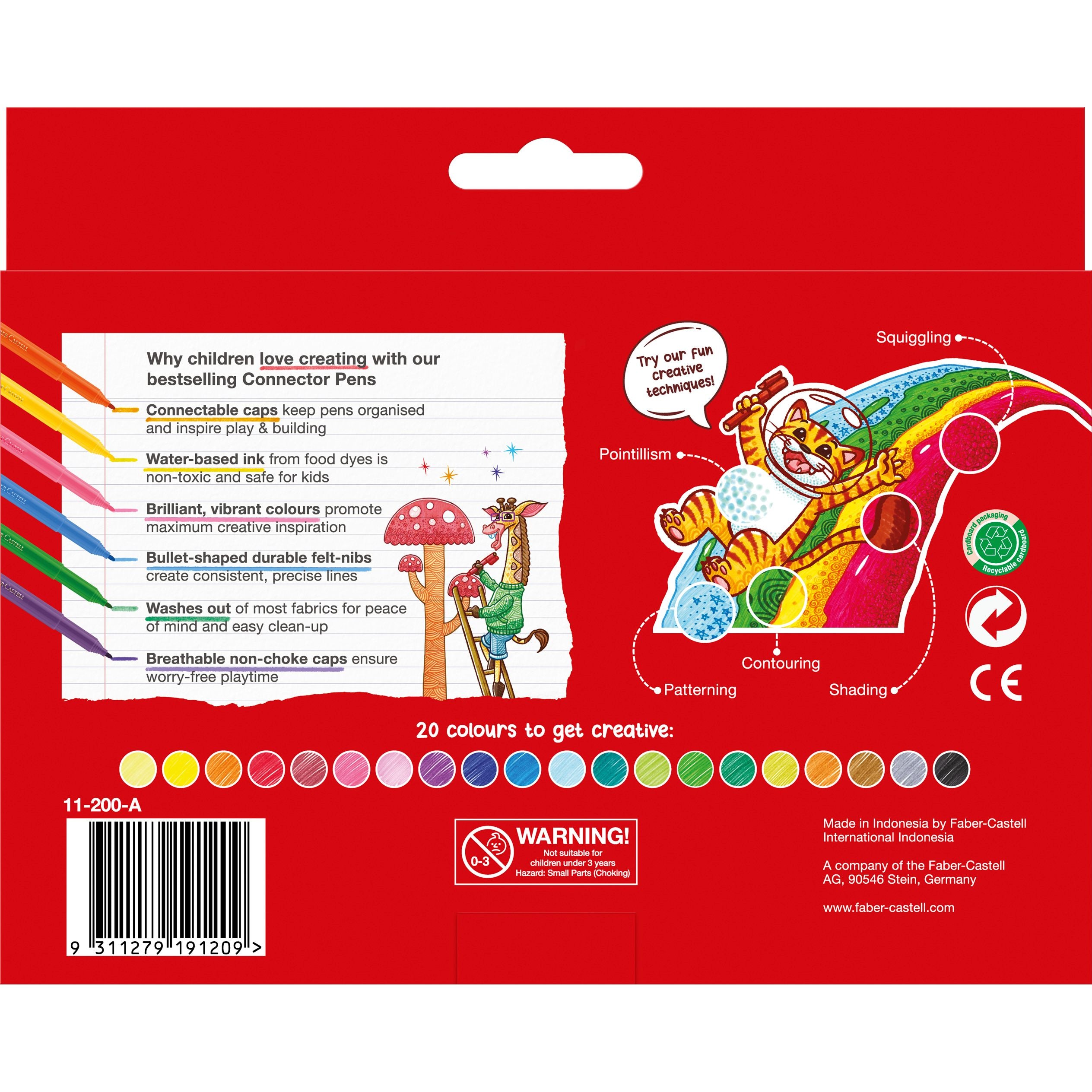 FABER CASTELL CONNECTOR PEN SET SET 20