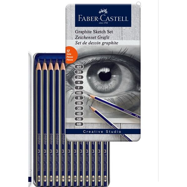 Faber Castell Goldfaber Graphite Pencil Sketch Set Set 12 SET