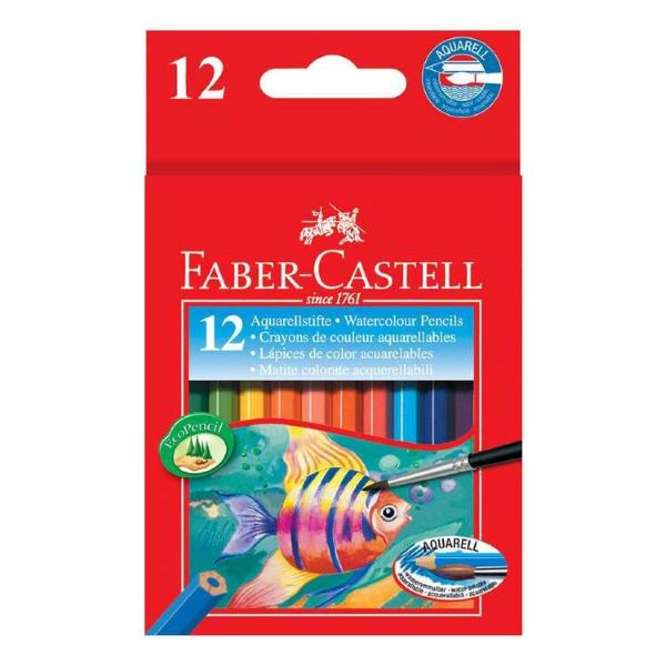 Faber Castell Red Range Watercolour Half Pencil Set Set 12 SET