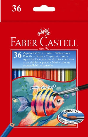Faber Castell Red Range Watercolour Pencil Set Set 36 SET