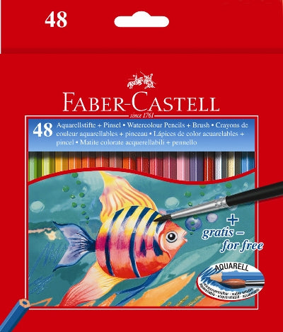 Faber Castell Red Range Watercolour Pencil Set Set 48 SET