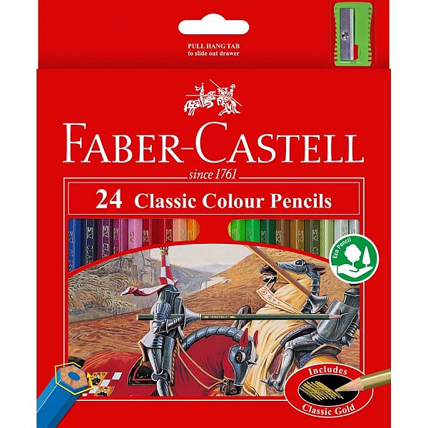 Faber Castell Red Range Classic Colour Pencil Set Set 24 SET