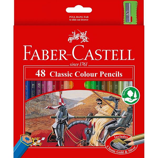 Faber Castell Red Range Classic Colour Pencil Set Set 48 SET