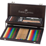 Faber Castell Art & Graphic Compendium Wooden Case Set 53 SET