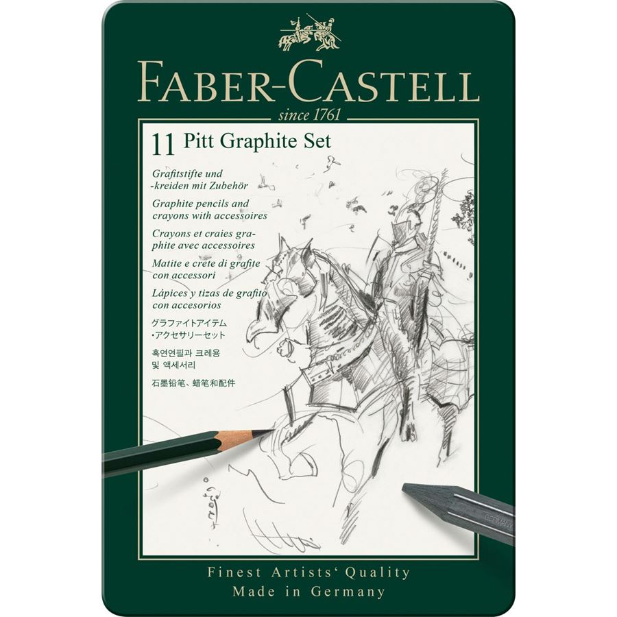 Faber Castell Pitt Graphite Tin Set 11 SET