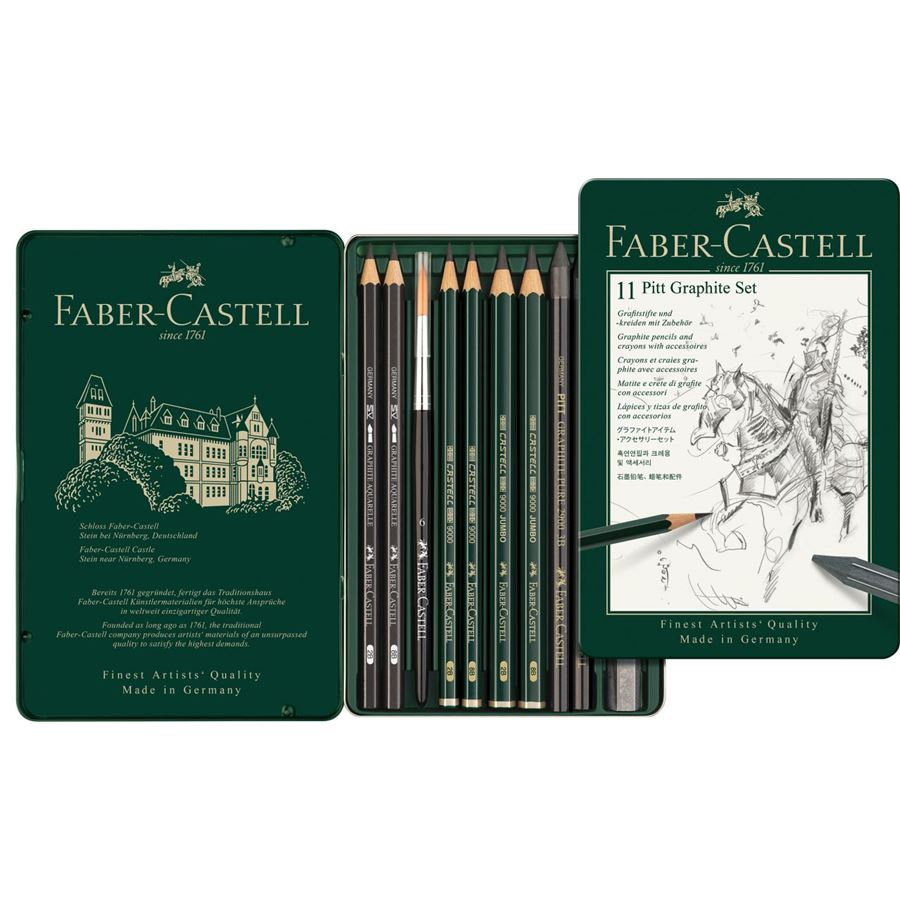 Faber Castell Pitt Graphite Tin Set 11 SET