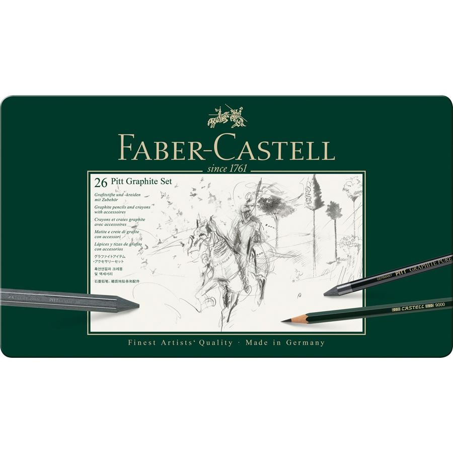 Faber Castell Pitt Graphite Tin Set 26 SET