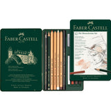 Faber Castell Pitt Monochrome Tin Set 12 SET