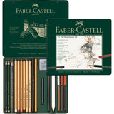 Faber Castell Pitt Monochrome Tin Set 21 SET
