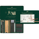 Faber Castell Pitt Monochrome Tin Set 33