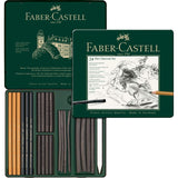 Faber Castell Pitt Charcoal Tin Set 24 SET