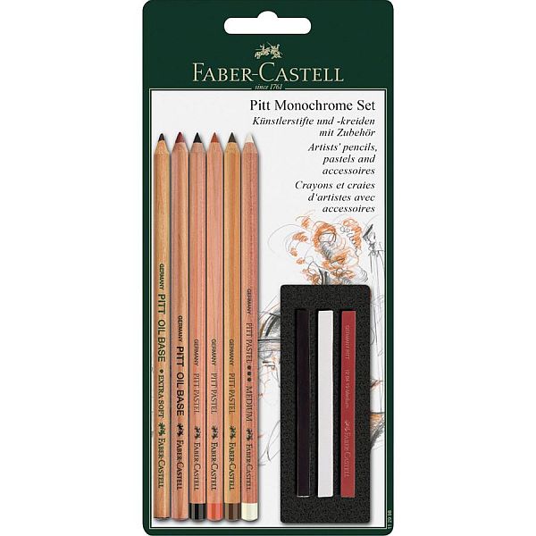 Faber Castell Pitt Monochrome Starter Set 9 SET