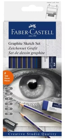 Faber Castell Goldfaber Graphite Pencil Sketch Set
