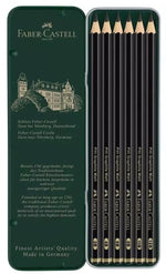 Faber Castell Pitt Matt Graphite Pencil Set 6