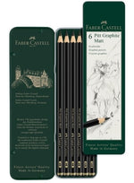 Faber Castell Pitt Matt Graphite Pencil Set 6
