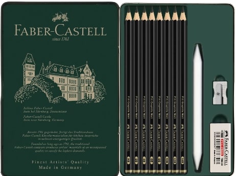 Faber Castell Pitt Matt Graphite Pencil Set 11 SET