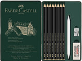 Faber Castell Pitt Matt Graphite Pencil Set 11 SET