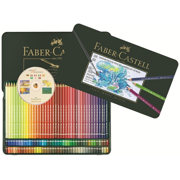 Faber Castell Albrecht Durer Watercolour Pencil Tin Set 120 SET