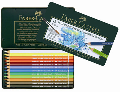 Faber Castell Albrecht Durer Watercolour Pencil Tin Set 12 SET