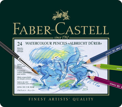 Faber Castell Albrecht Durer Watercolour Pencil Tin Set 24 SET
