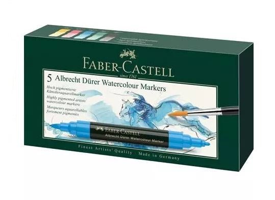 Faber Castell Albrecht Durer Watercolour Marker Set 5 SET