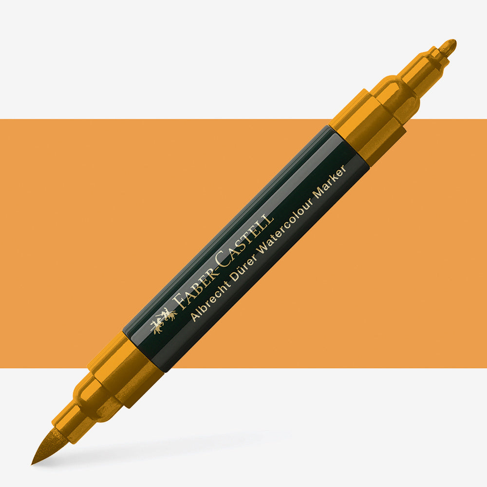 FABER CASTELL ALBRECHT DURER WATERCOLOUR MARKER DARK CHROME YELLOW