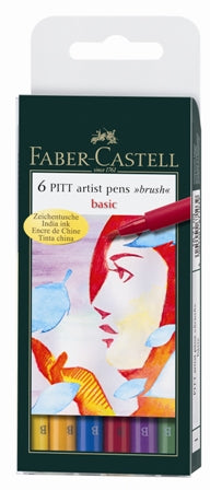 Faber Castell Pitt Artist Brush Tip Pen Basic SET