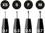 FABER CASTELL PITT ARTIST PEN BLACK (0.1,0.3,0.5,0.7)