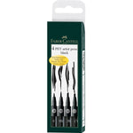 Faber Castell Pitt Artist Pen Black (SB,SC,1.5,B) SET