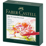 Faber Castell PITT ARTIST BRUSH TIP PEN STUDIO BOX SET 24