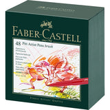 Faber Castell Pitt Artist Brush Tip Pen Studio Box SET 48