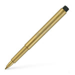 Faber Castell Pitt Artist Bullet Tip Pen Metallic Gold 1.5mm