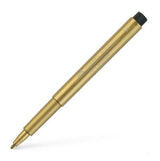 Faber Castell Pitt Artist Bullet Tip Pen Metallic Gold 1.5mm