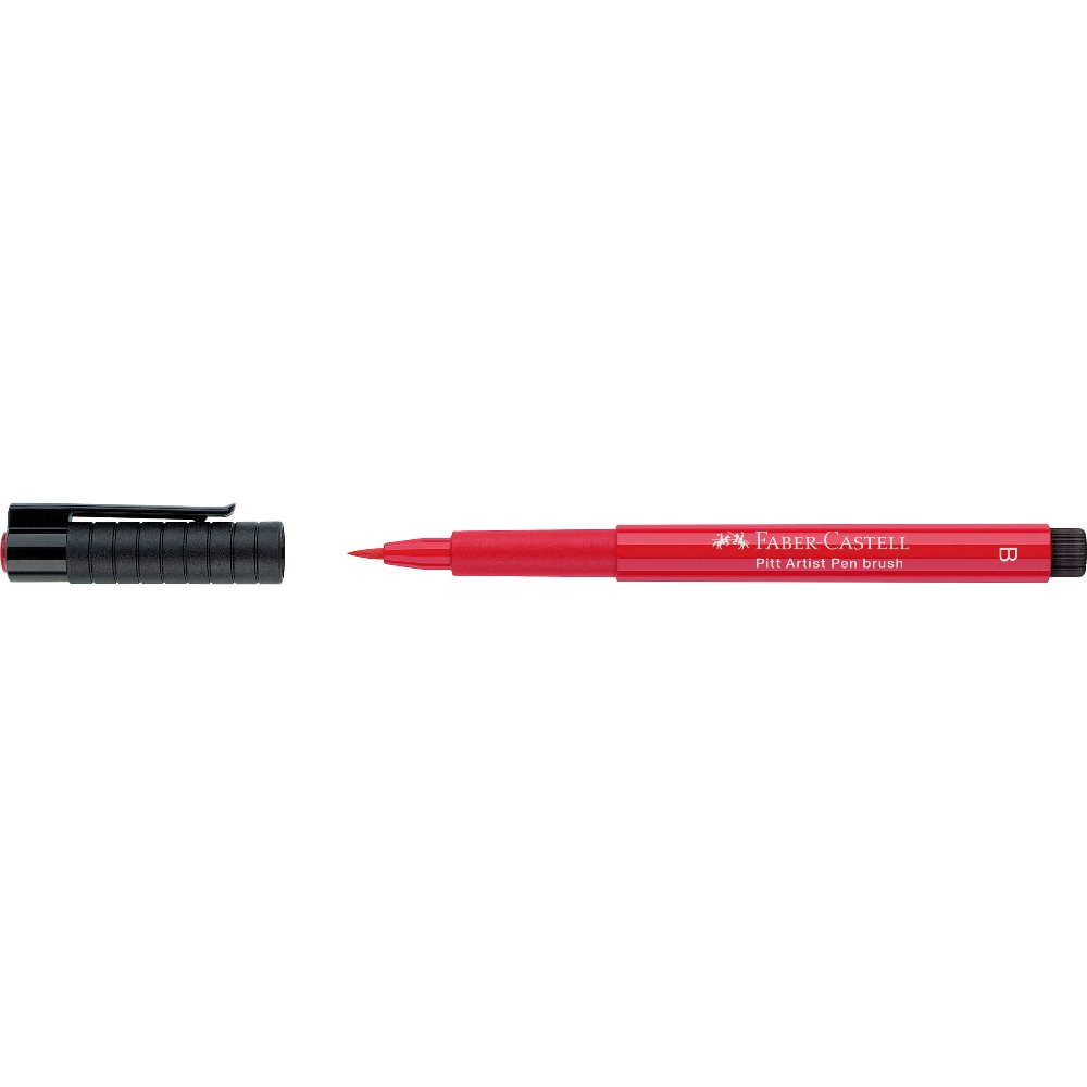 FABER CASTELL PITT ARTIST BRUSH TIP PEN PALE GERANIUM LAKE