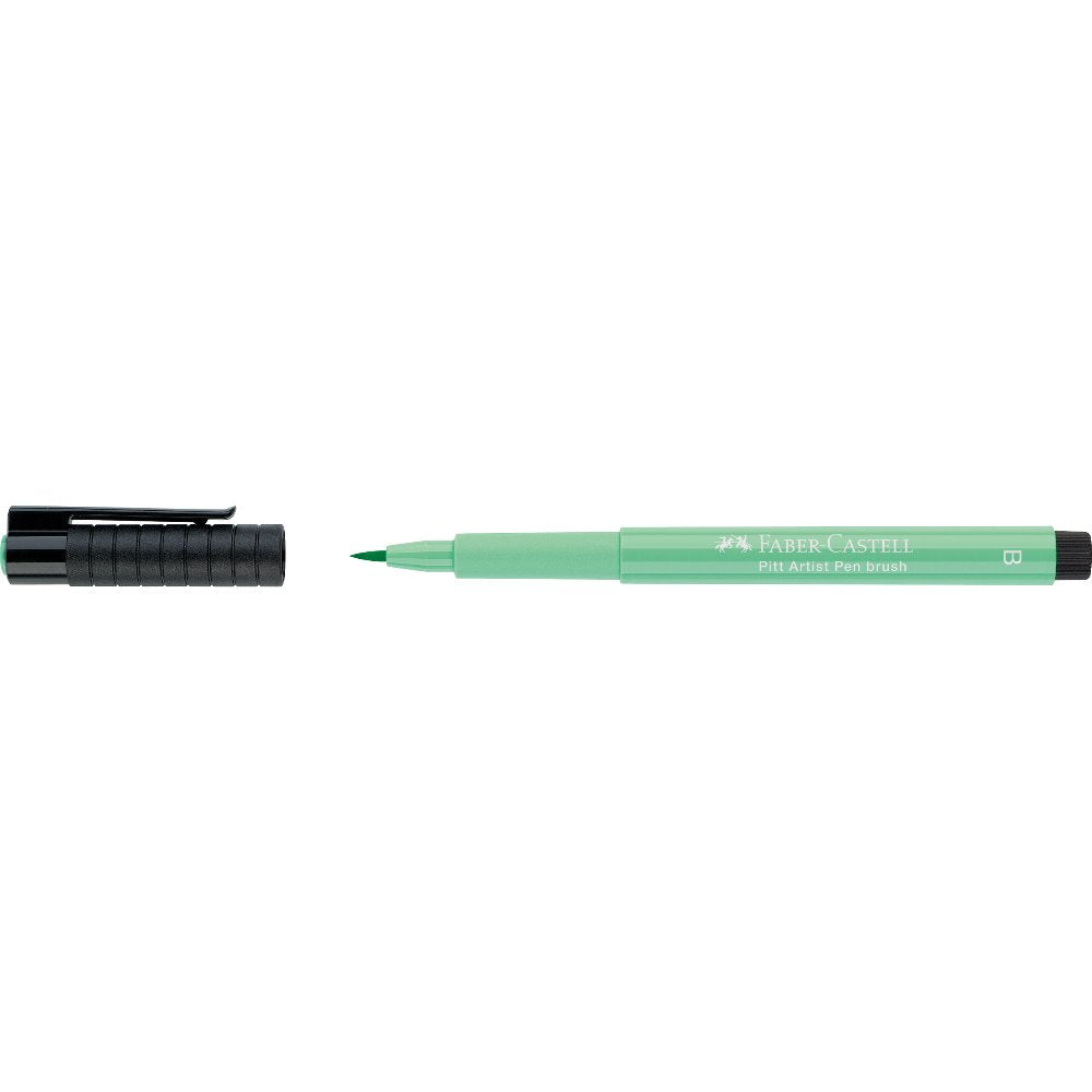 FABER CASTELL PITT ARTIST BRUSH TIP PEN LIGHT PHTHALO GREEN