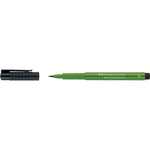 FABER CASTELL PITT ARTIST BRUSH TIP PEN PERMANENT GREEN OLIVE