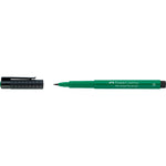 FABER CASTELL PITT ARTIST BRUSH TIP PEN DARK PHTHALO GREEN