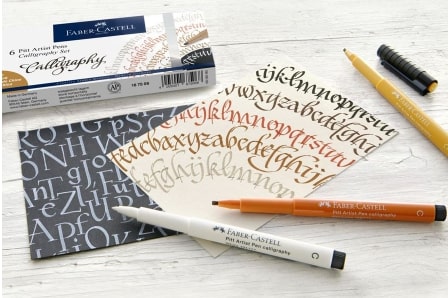Faber Castell Pitt Artist Calligraphy Pen Set 6