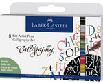Faber Castell Pitt Artist Calligraphy Pen Set 8 SET