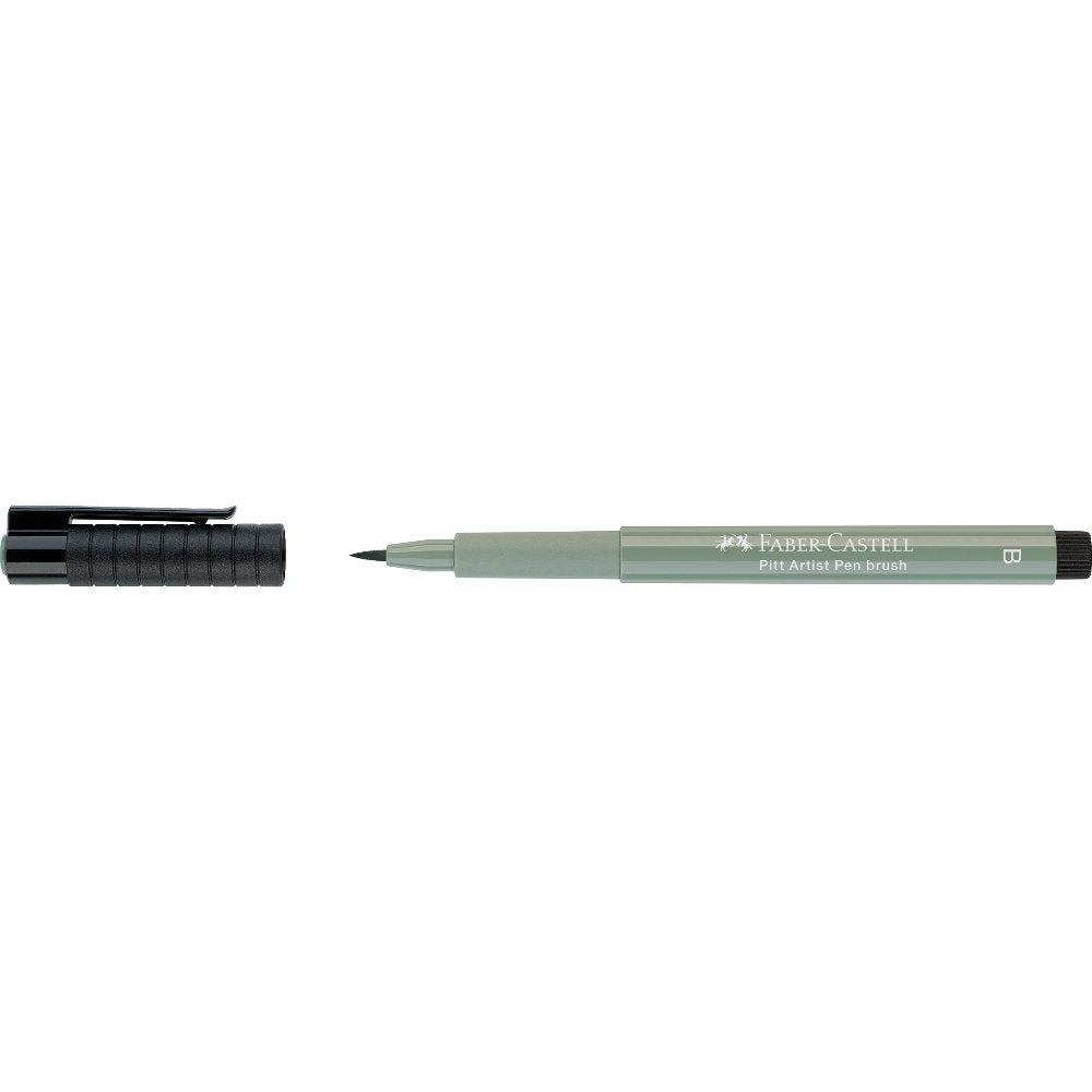 FABER CASTELL PITT ARTIST BRUSH TIP PEN EARTH GREEN