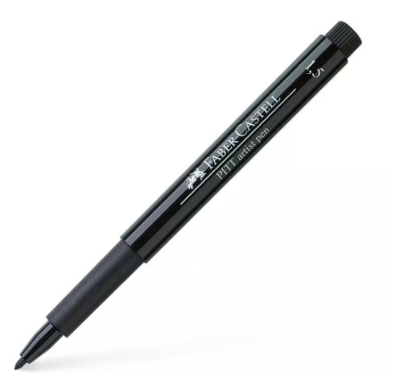 Faber Castell Pitt Artist Bullet Tip Pen Black