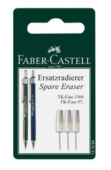 Faber Castell TK-Fine/Vario Mechanical Pencil Erasers Packet 3