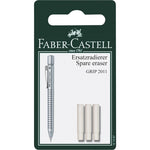 Faber Castell Grip 2011 Mechanical Pencil Erasers Packet 3