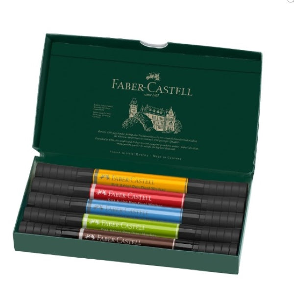 Faber Castell Pitt Artist Dual Ended Pen Set 5 SET