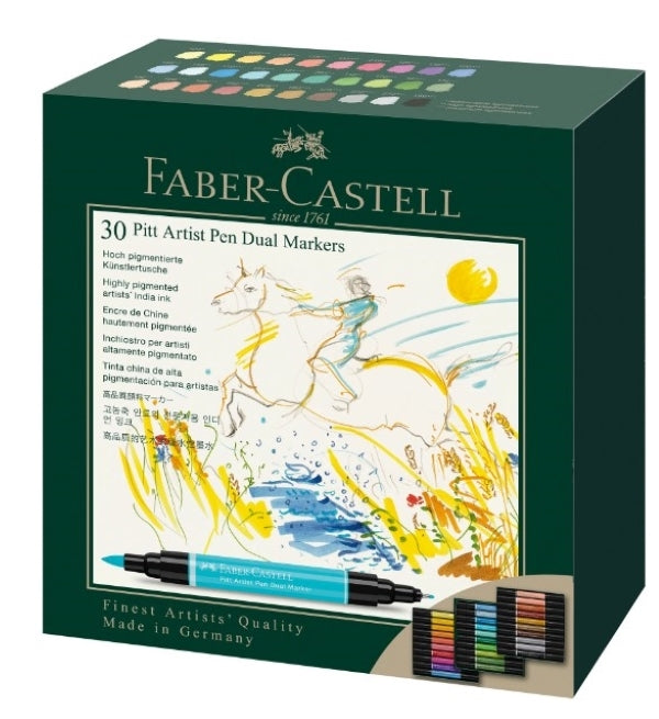 Faber Castell Pitt Artist Dual Ended Pen Set 30 SET