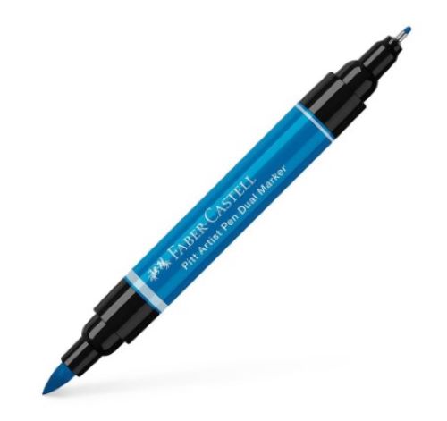 Faber Castell Pitt Artist Dual Ended Pen Phthalo Blue